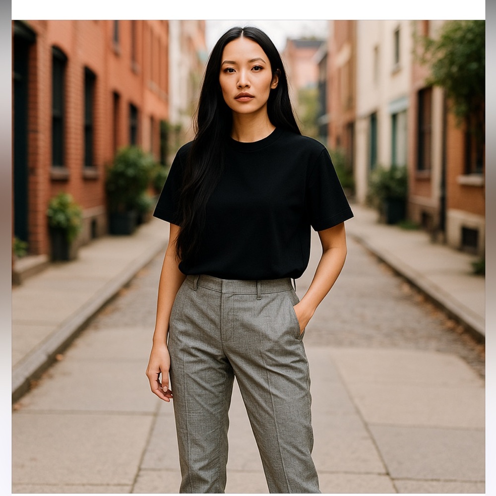 Banana Republic Tweed Gray Dress Pants Tailored Fit